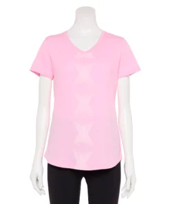 Tek Gear® Women' Tee Graphic Essential Short Sleeve -Tek Gear store 2631893 Rose Geometric