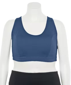 Tek Gear® Bra Plus Size Low-Impact Sport Racerback -Tek Gear store 2750546 Finley Blue