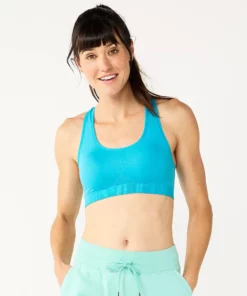 Tek Gear® Bra Low-Impact Sport Seamles 37 Tek Gear® Bra Low-Impact Sport Seamles -Tek Gear store 2976589 Tremendous Teal