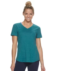 Tek Gear® Women' Tee Essential Short Sleeve -Tek Gear store 3090387 Wetlands