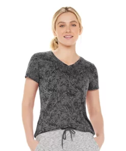 Tek Gear® Women' Tee Essential Burnout -Tek Gear store 3090912 Burnout Deep Black