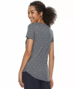 Petite Tek Gear® Tee Moisture-Wicking V-Neck -Tek Gear store 3220626 ALT