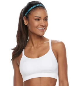 Tek Gear® Bra Low-Impact Sport Seamles -Tek Gear store 3280289 White