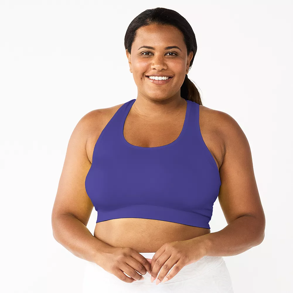 Tek Gear® Bra Plus Size Low-Impact Sport Seamles 18 Tek Gear® Bra Plus Size Low-Impact Sport Seamles - Image 16