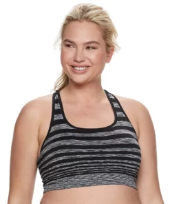 Tek Gear® Bra Plus Size Low-Impact Sport Seamles 45 Tek Gear® Bra Plus Size Low-Impact Sport Seamles -Tek Gear store 3548821 Black