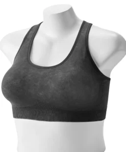 Tek Gear® Bra Plus Size Low-Impact Sport Seamles 32 Tek Gear® Bra Plus Size Low-Impact Sport Seamles -Tek Gear store 3548821 Black Acid Wash
