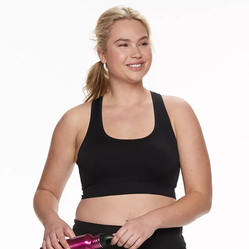 Tek Gear® Bra Plus Size Low-Impact Sport Seamles 4 Tek Gear® Bra Plus Size Low-Impact Sport Seamles - Image 2
