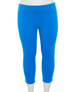 Tek Gear® Legging Plus Size Essential High-Waisted Capri -Tek Gear store 4215123 Beyond Blue