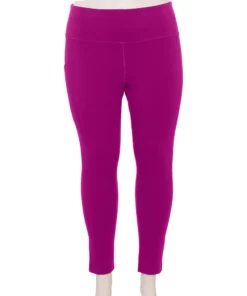 Tek Gear® Legging 7/8 Plus Size Pocket High-Waisted -Tek Gear store 4219703 Fantasy Berry