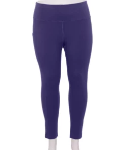 Tek Gear® Legging 7/8 Plus Size Pocket High-Waisted -Tek Gear store 4219703 Maxwell Purple