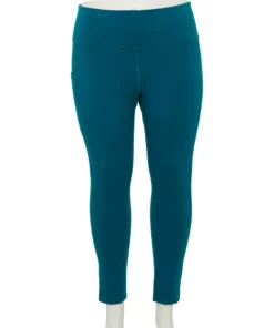 Tek Gear® Legging 7/8 Plus Size Pocket High-Waisted -Tek Gear store 4219703 Mirando Blue