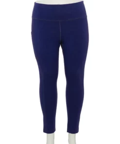 Tek Gear® Legging 7/8 Plus Size Pocket High-Waisted -Tek Gear store 4219703 Plum Valley