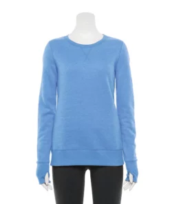 Tek Gear® Women' Sweatshirt Fleece Ultrasoft Crewneck -Tek Gear store 4302798 New Periwinkle