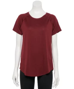 Tek Gear® Women' Tee Performance Baselayer -Tek Gear store 4348005 Chilled Wine