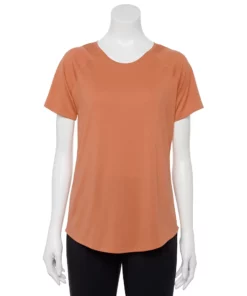 Tek Gear® Women' Tee Performance Baselayer -Tek Gear store 4348005 Pecan Crust