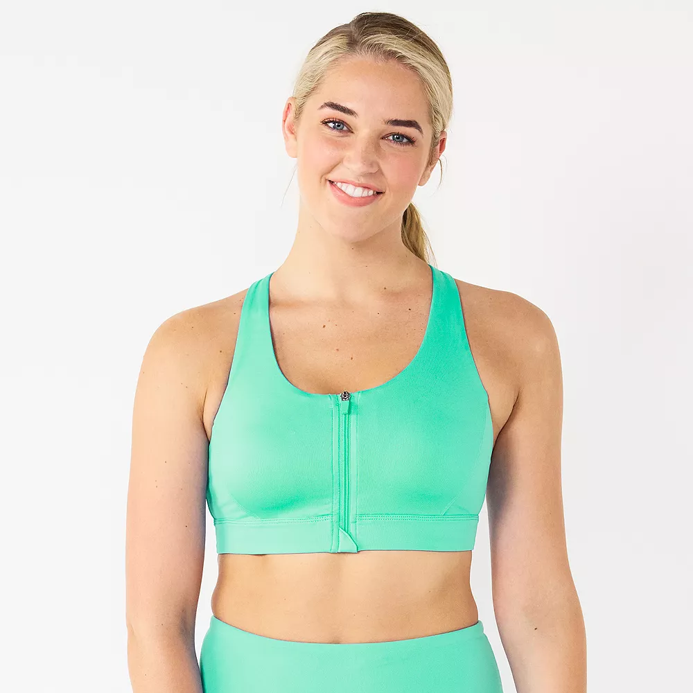 Tek Gear® Bra Sport Zip-Front Medium-Impact 10 Tek Gear® Bra Sport Zip-Front Medium-Impact - Image 8