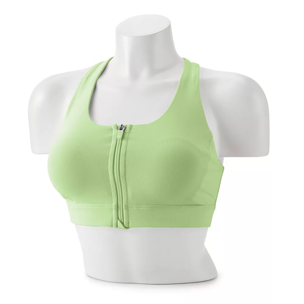 Tek Gear® Bra Sport Zip-Front Medium-Impact 6 Tek Gear® Bra Sport Zip-Front Medium-Impact - Image 4