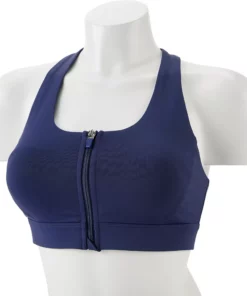 Tek Gear® Bra Sport Zip-Front Medium-Impact 43 Tek Gear® Bra Sport Zip-Front Medium-Impact -Tek Gear store 4657353 Chandler Navy