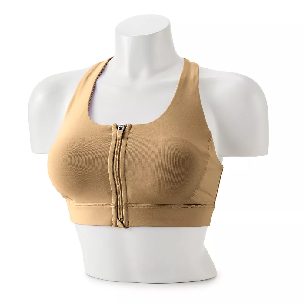 Tek Gear® Bra Sport Zip-Front Medium-Impact 4 Tek Gear® Bra Sport Zip-Front Medium-Impact - Image 2
