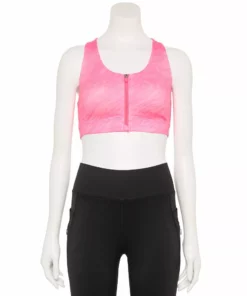 Tek Gear® Bra Sport Zip-Front Medium-Impact 37 Tek Gear® Bra Sport Zip-Front Medium-Impact -Tek Gear store 4657353 Pink Print