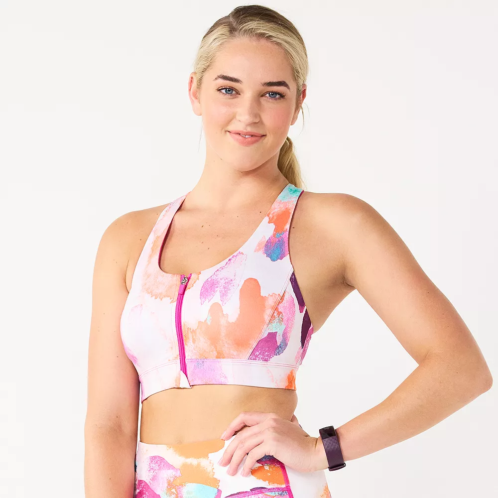 Tek Gear® Bra Sport Zip-Front Medium-Impact 13 Tek Gear® Bra Sport Zip-Front Medium-Impact - Image 11