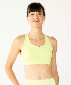 Tek Gear® Bra Sport Zip-Front Medium-Impact 35 Tek Gear® Bra Sport Zip-Front Medium-Impact -Tek Gear store 4657353 Real Lemon