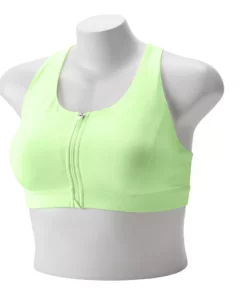 Tek Gear® Bra Plus Size Medium Impact Sport Zip-Front -Tek Gear store 4787908 Brisk Mint