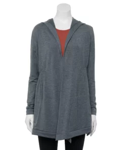 Women' Wrap Tek Gear® Terry Hooded French