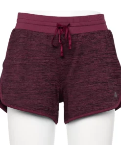 Tek Gear® Women' Short Knit Running -Tek Gear store 5015166 Night Sangria
