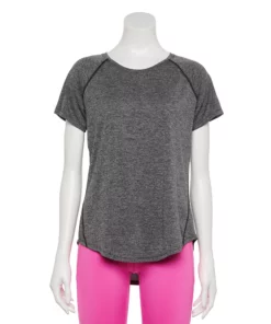 Tek Gear® Women' Tee Crewneck Performance Core -Tek Gear store 5015168 Charcoal