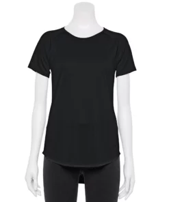 Tek Gear® Women' Tee Crewneck Performance Core -Tek Gear store 5015168 Mineral Black