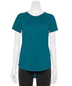 Tek Gear® Women' Tee Crewneck Performance Core -Tek Gear store 5015168 Night Life Teal