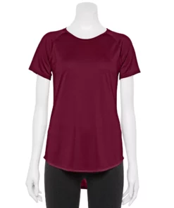 Tek Gear® Women' Tee Crewneck Performance Core -Tek Gear store 5015168 Night Sangria