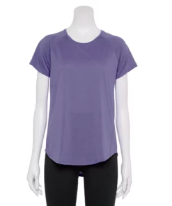 Tek Gear® Women' Tee Crewneck Performance Core -Tek Gear store 5015168 Piper Purple