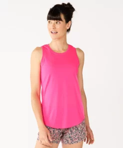 Tek Gear® Women' Tank Crewneck Core 72 Tek Gear® Women' Tank Crewneck Core -Tek Gear store 5019963 Pink Bloom