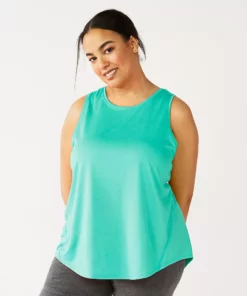 Tek Gear® Core Tank Plus Size Performance -Tek Gear store 5025837 Aruba Bay