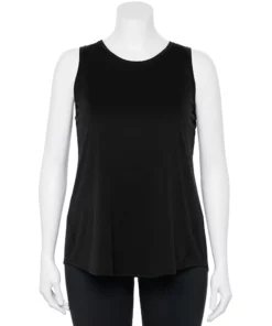 Tek Gear® Core Tank Plus Size Performance -Tek Gear store 5025837 Black