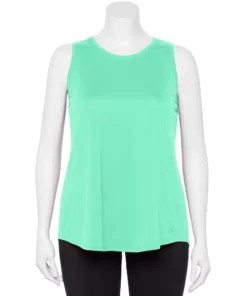 Tek Gear® Core Tank Plus Size Performance -Tek Gear store 5025837 Shy Green