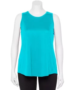Tek Gear® Core Tank Plus Size Performance -Tek Gear store 5025837 Tremendous Teal