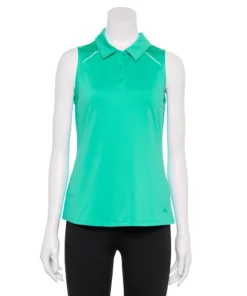 Tek Gear® Women' Polo Golf Sleeveles 19 Tek Gear® Women' Polo Golf Sleeveles -Tek Gear store 5068427 Aqua Stone