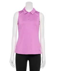Tek Gear® Women' Polo Golf Sleeveles 22 Tek Gear® Women' Polo Golf Sleeveles -Tek Gear store 5068427 Luminous Pink