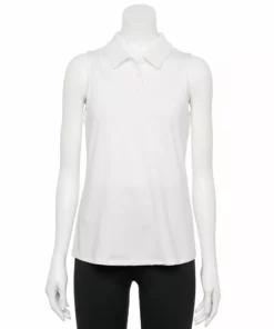 Tek Gear® Women' Polo Golf Sleeveles 16 Tek Gear® Women' Polo Golf Sleeveles -Tek Gear store 5068427 Modern White