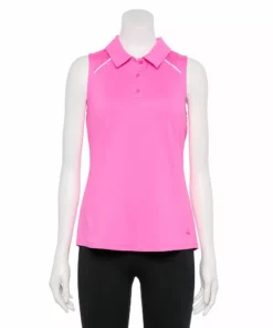 Tek Gear® Women' Polo Golf Sleeveles 23 Tek Gear® Women' Polo Golf Sleeveles -Tek Gear store 5068427 Pink Trillion