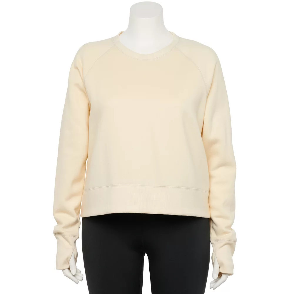 Tek Gear® Sweatshirt Fleece Oversized Plus Size Ultrasoft 6 Tek Gear® Sweatshirt Fleece Oversized Plus Size Ultrasoft - Image 4