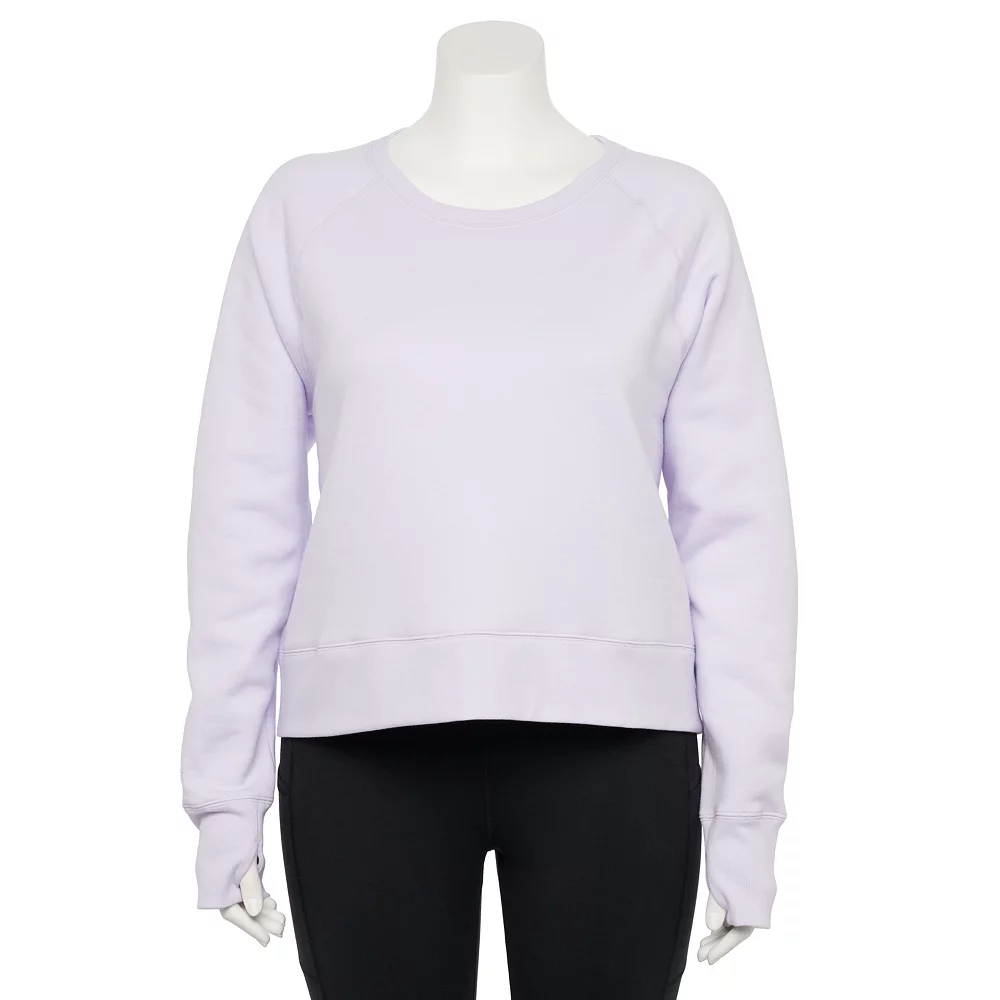 Tek Gear® Sweatshirt Fleece Oversized Plus Size Ultrasoft 4 Tek Gear® Sweatshirt Fleece Oversized Plus Size Ultrasoft - Image 2