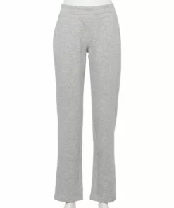 Tek Gear® Women' Pant Fleece Ultrasoft Straight-Leg 13 Tek Gear® Women' Pant Fleece Ultrasoft Straight-Leg -Tek Gear store 5128750 Gray Heather