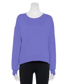 Tek Gear® Women' Sweatshirt Fleece Crewneck Stretch