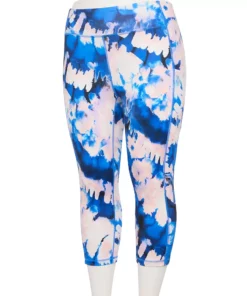 Tek Gear® Legging Plus Size Pocket High-Waisted Capri -Tek Gear store 5182885 Blue Tie Dye