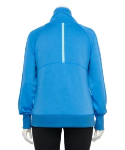 Tek Gear® Top Fleece Plus Size Stretch Funnel Neck -Tek Gear store 5198043 ALT