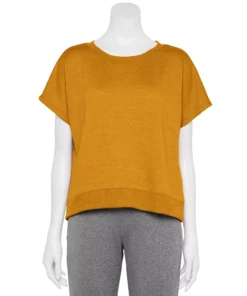 Tek Gear® Women' Top Fleece Stretch -Tek Gear store 5208389 Brassy Gold